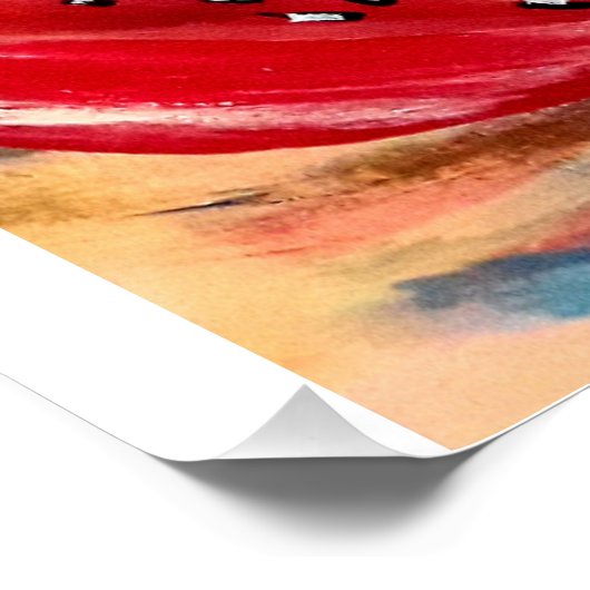 Glanzend Poster (Hoek)