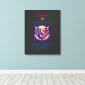 Glanzend Poster Canvas Afdruk (Insitu (Houten vloer))
