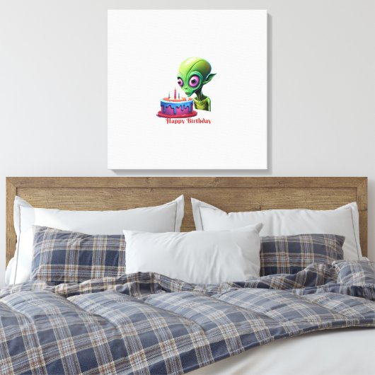 Glanzend Poster Canvas Afdruk (Insitu (Slaapkamer))