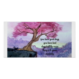 Glanzend poster dagen