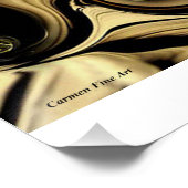 Glanzend Poster "Dimension versus Shape" (Hoek)