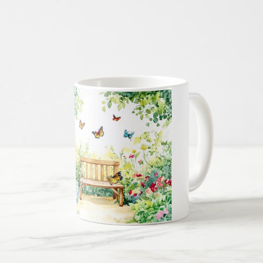 Glanzend Poster Koffiemok (Voorkant rechts)