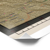 Glanzend poster op de Kilimanjaro (Hoek)