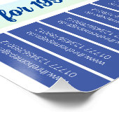 Glanzend Poster Sjabloon (Hoek)