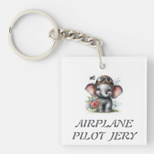 Glanzend Poster Sleutelhanger (voorkant)