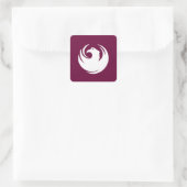 Glanzend Poster Vierkante Sticker (Tas)