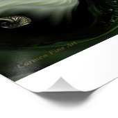 Glanzend Poster voor de "tuin van het geduld" (Hoek)