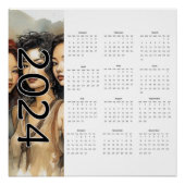 Glanzend Poster vrouwen collectie (Voorkant)