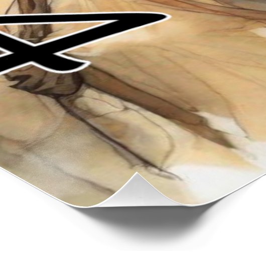 Glanzend Poster vrouwen collectie (Hoek)