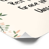 Glanzend Poster Wat God Hath beloofde (Hoek)