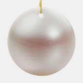 Glanzend realistische parelstructuur keramisch ornament (Achterkant)