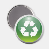 Glanzend recyclingbord magneet (Voorkant / Achterkant)