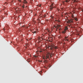 Glanzend Rode Kerst Glitter Tissuepapier (Detail)