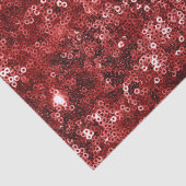 Glanzend Rode Kerst Glitter Tissuepapier (Detail)