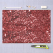 Glanzend Rode Kerst Glitter Tissuepapier (Craft)