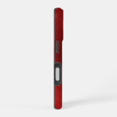 Glanzend rood metallic design iPhone 16 hoesje (Rechterkant)