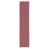 Glanzend Rood & Zilver Glitter Korte Tafelloper (Voorkant)