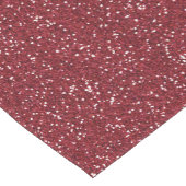 Glanzend Rood & Zilver Glitter Korte Tafelloper (Hoek)