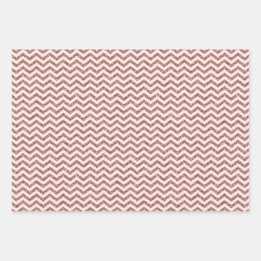 Glanzend Roze Goud Inpakpapier Vel (Voorkant 2)