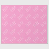 Glanzend roze verlooppapier cadeaupapier (Vlak)