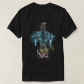glanzend ruimteschip t-shirt (Design voorkant)