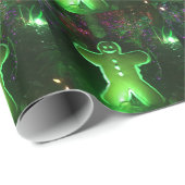 Glanzend tandbrood voor heren en lichtbomen cadeaupapier (Rol Hoek)