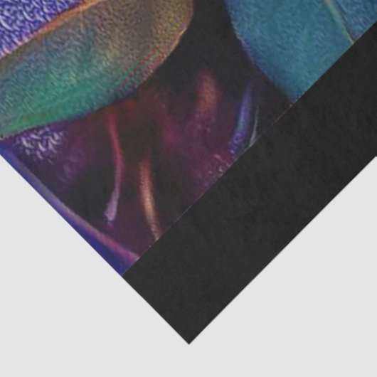 Glanzend uniek Roos Art Dream Tissuepapier (Detail)