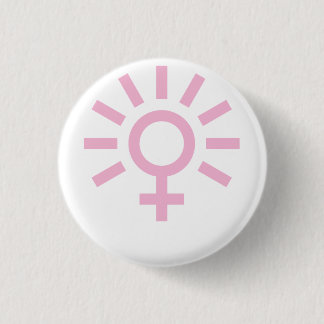 glanzend Venus Ronde Button 3,2 Cm