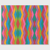 Glanzend Verpakkend Document Kleurrijke Driehoeken Cadeaupapier (Vlak)
