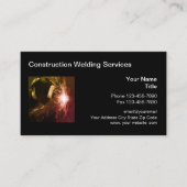 Glanzend Visitekaartje voor lassen (Voorkant)