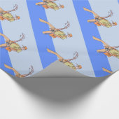 Glanzend vispakpapier cadeaupapier (Hoek)