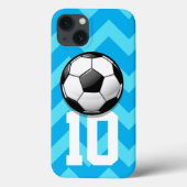 Glanzend Voetbal Case-Mate iPhone Case (Achterkant)