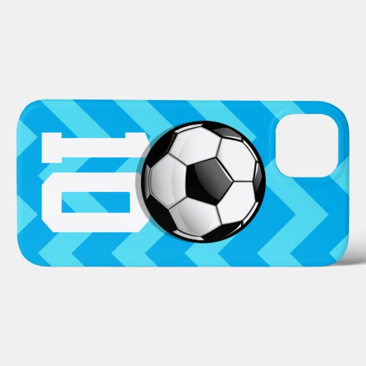 Glanzend Voetbal Case-Mate iPhone Case (Achterkant (horizontaal))