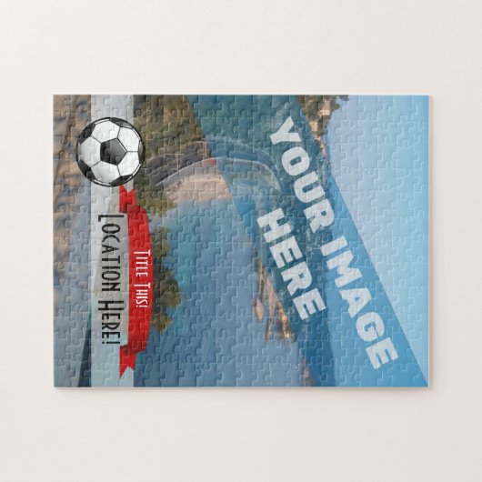 Glanzend Voetbal Legpuzzel (Horizontaal)