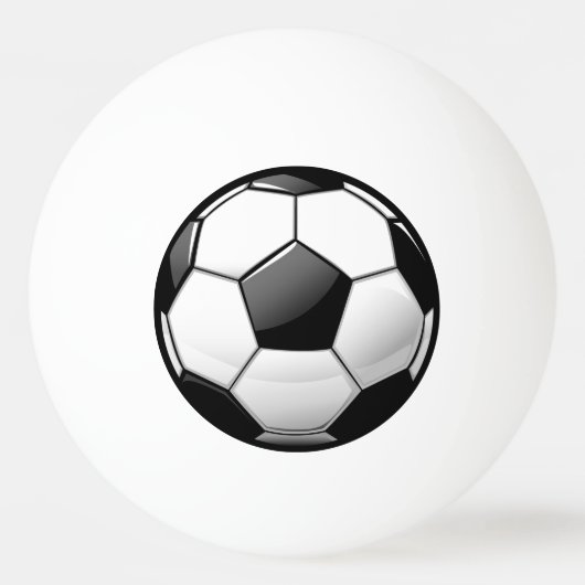 Glanzend Voetbal Pingpongbal (Voorkant)