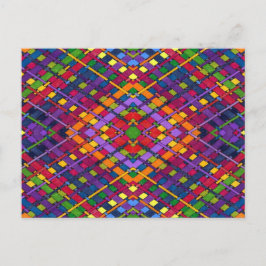 glanzend weefsel briefkaart