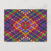 glanzend weefsel briefkaart (Voorkant)