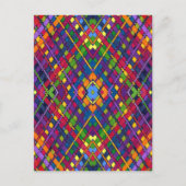 glanzend weefsel briefkaart (Voorkant)