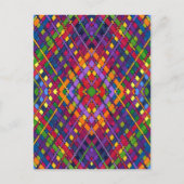 glanzend weefsel briefkaart (Voorkant)