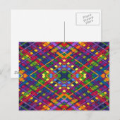 glanzend weefsel briefkaart (Voorkant / Achterkant)