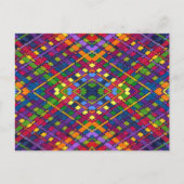 glanzend weefsel briefkaart (Voorkant)