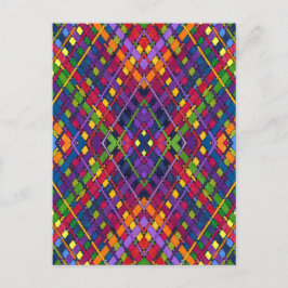 glanzend weefsel briefkaart