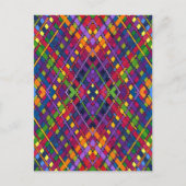 glanzend weefsel briefkaart (Voorkant)