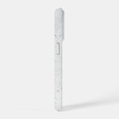 Glanzend Witte Zand iPhone Hoesje (Rechterkant)