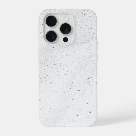 Glanzend Witte Zand iPhone Hoesje (Achterkant)
