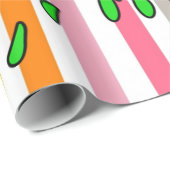 Glanzend wrappend papier, Rocks Rock op Baby! stre Cadeaupapier (Rol Hoek)