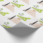 Glanzend wrappend papier Vrouwensucces (Hoek)