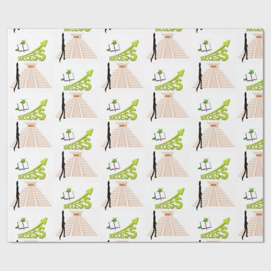 Glanzend wrappend papier Vrouwensucces (Vlak)