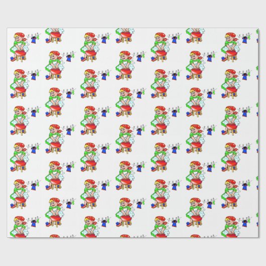 Glanzend wrappend papierschoonmaakprogramma's cadeaupapier (Vlak)