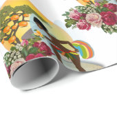Glanzend wrapppapier, Afrikaanse vrouwen Cadeaupapier (Rol Hoek)